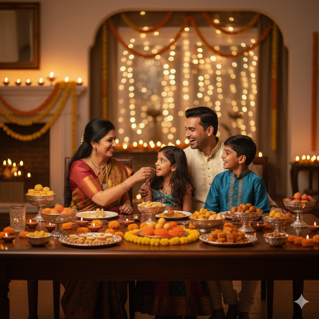 Gemini AI Photo Prompt: 10 Diwali Family Prompt