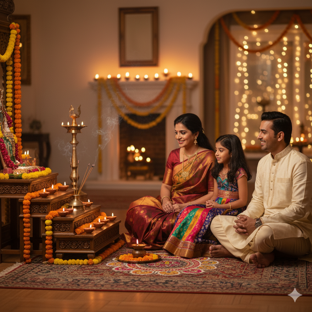 Gemini AI Photo Prompt: 10 Diwali Family Prompt